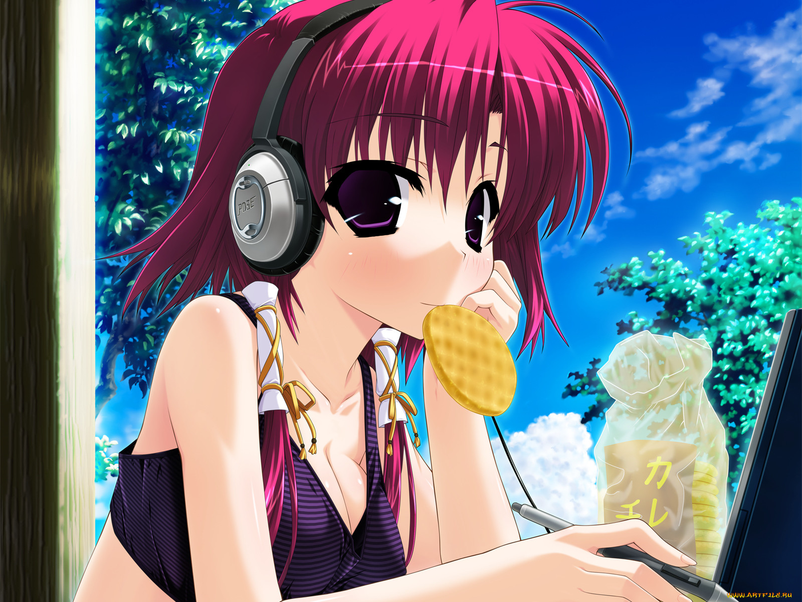 , headphones, instrumental